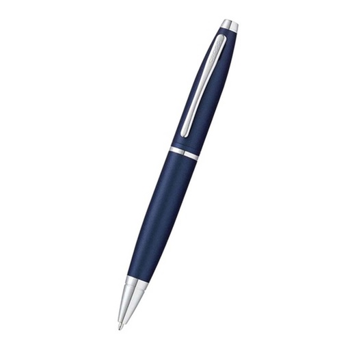 Cross Calais™ Metallic Blue Ballpoint Pen with Classic Blue Journal Gift Set