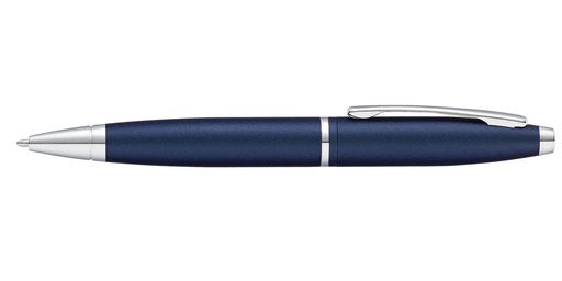 Cross Calais™ Metallic Blue Ballpoint Pen with Classic Blue Journal Gift Set