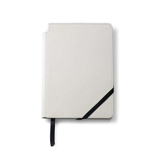 Cross Coventry Chrome/Gold Ballpoint Pen with Classic White Journal Gift Set