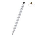 Cross Click™ Chrome Ballpoint Pen & A5 Hardcover Notebook Gift Set - Mocha