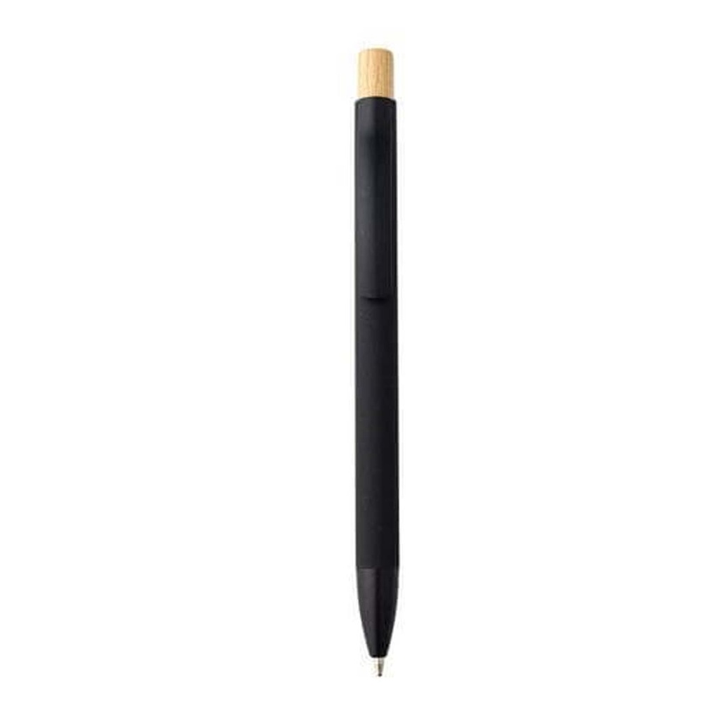 BOLT - Aluminium Push Action Ballpen - Black
