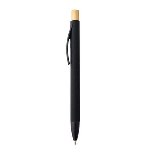 BOLT - Aluminium Push Action Ballpen - Black