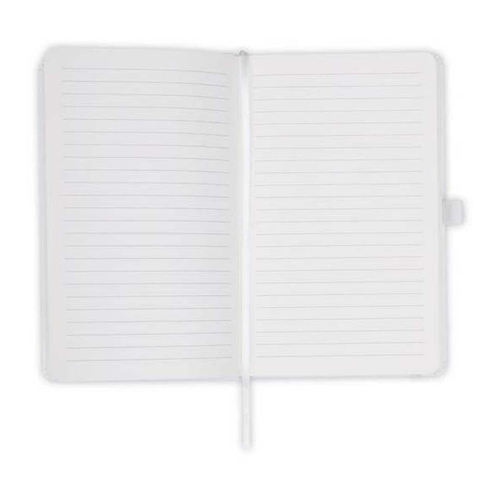 BARON - Santhome Expanded A5 Hard Cover Notebook - White
