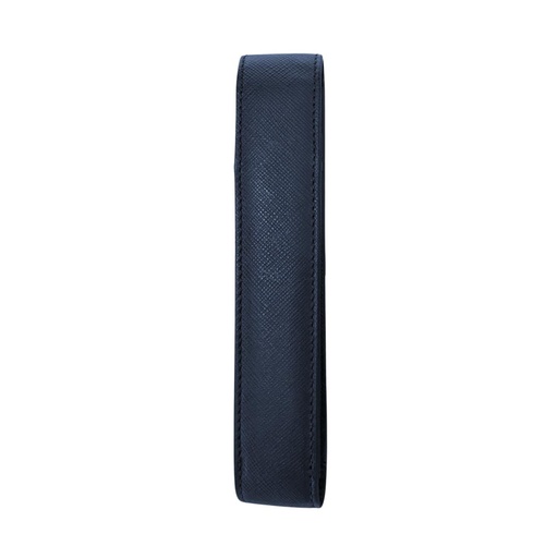 CROSS Leather Single Pen Case with Flap - Navy Blue