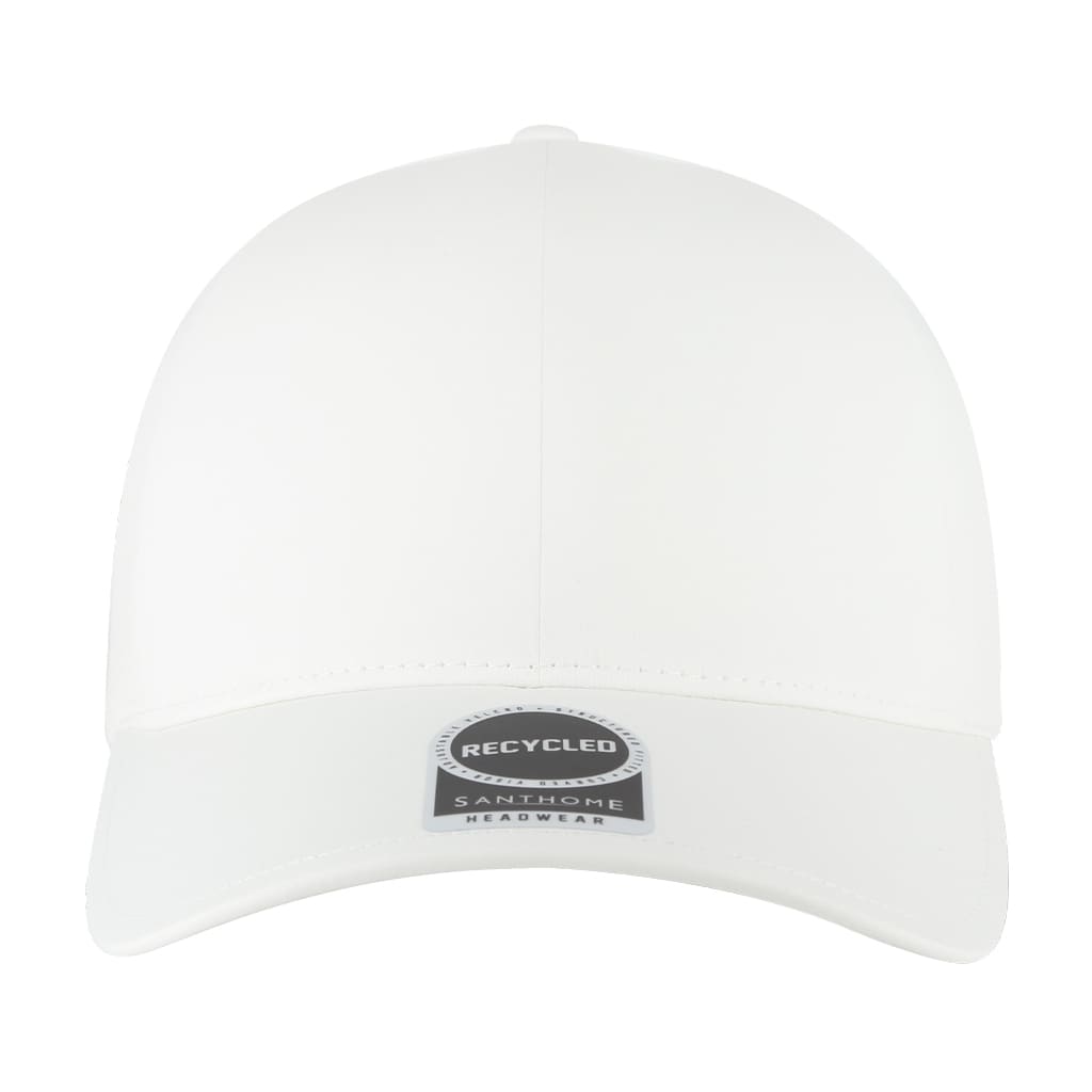 Peak - Santhome Seamless 6 - Panel Cap - White