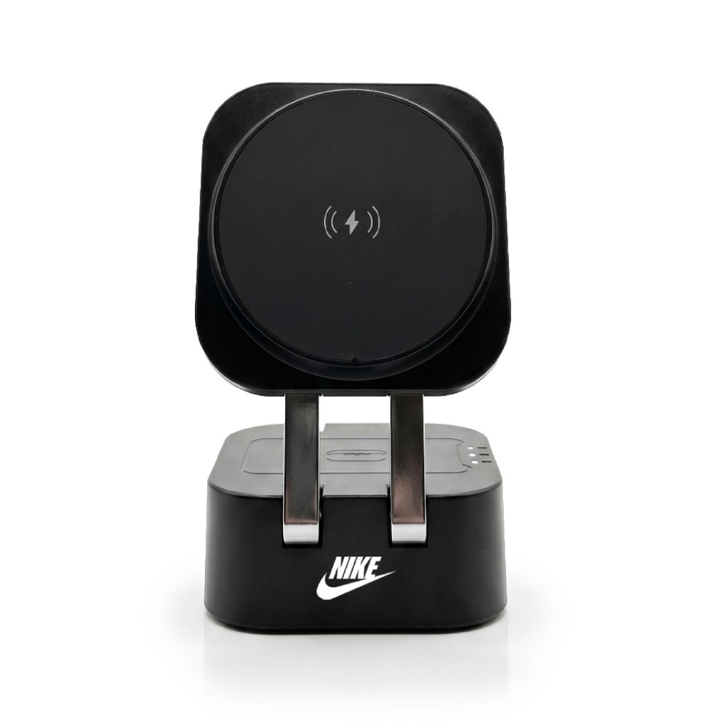 TRIODE @memorii 4 in 1 Foldable Wireless Fast Charging Station With Retractable 80cm Type-C Cable Type