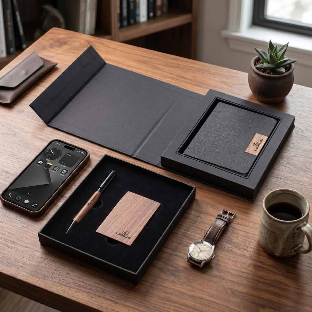 TULUM - SANTHOME Gift set with Notebook, Pen and Card Holder