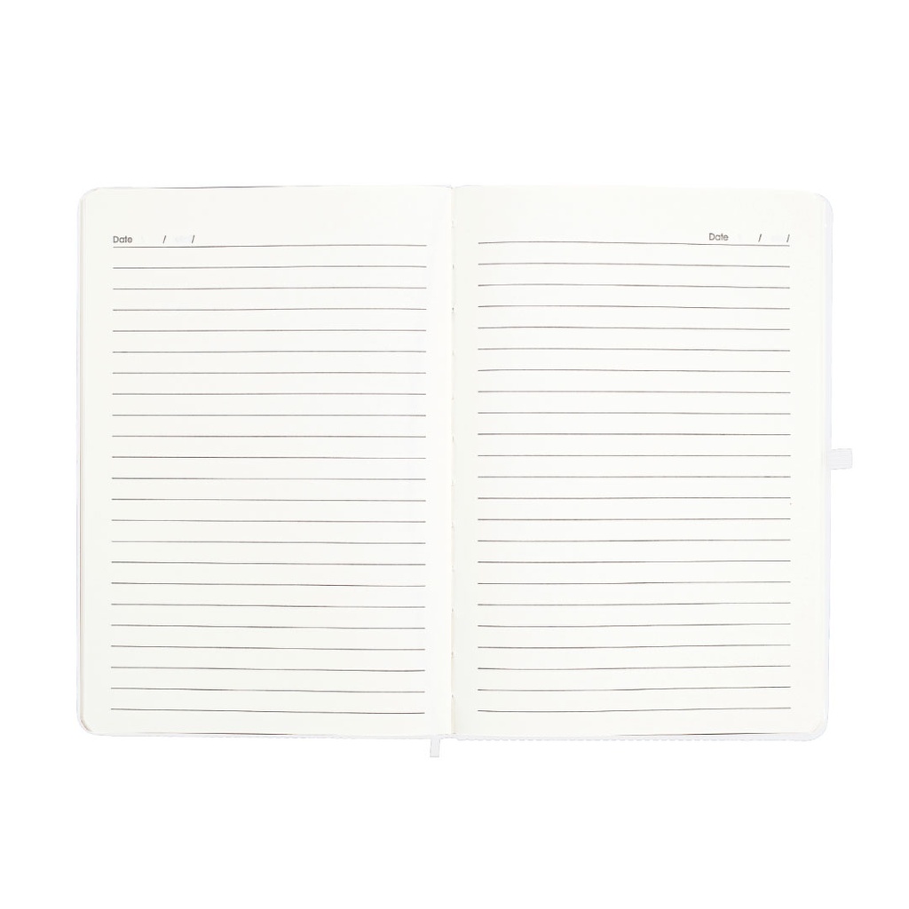 RIPPLE - Giftology A5 Hard Cover Notebook - White