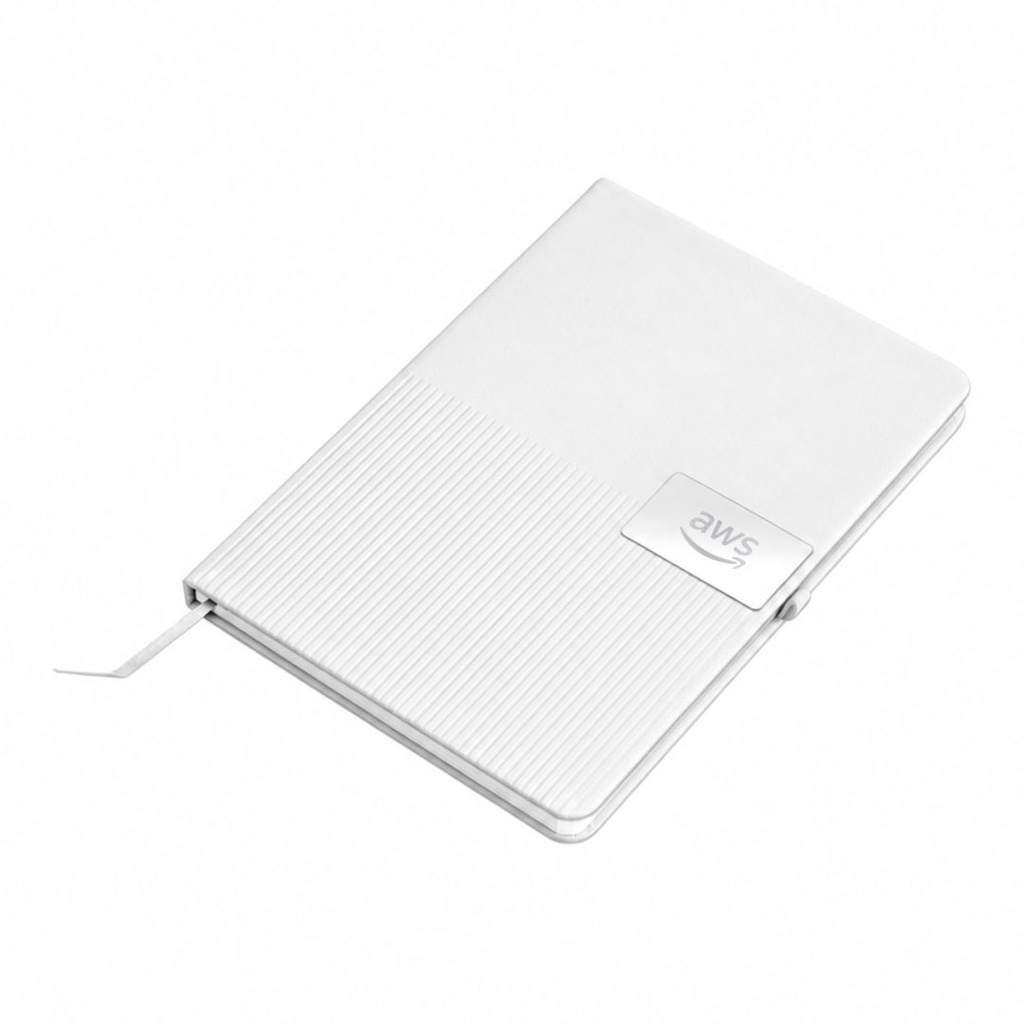 RIPPLE - Giftology A5 Hard Cover Notebook - White