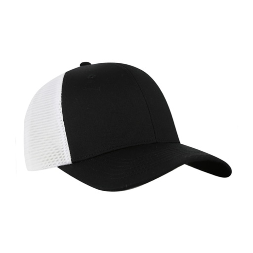 SWIFT - Santhome 6 Panel Trucker Cap - Black / White