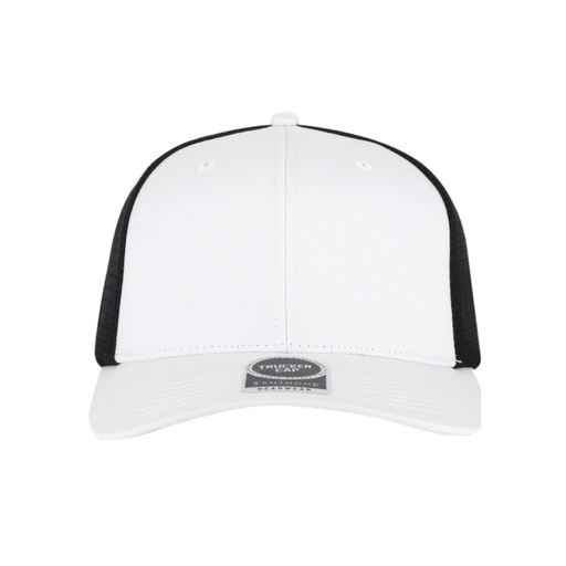 SWIFT - Santhome 6 Panel Trucker Cap - White / Black