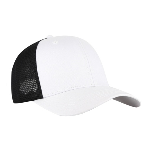 SWIFT - Santhome 6 Panel Trucker Cap - White / Black