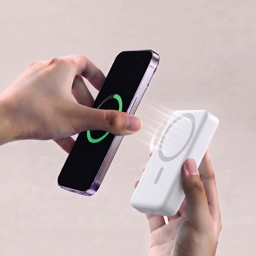 Maglite 10K - 10000 mAh Magnetic Wireless Power Bank - White 