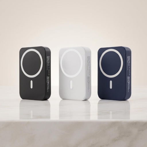 Maglite 10K - 10000 mAh Magnetic Wireless Power Bank - White 