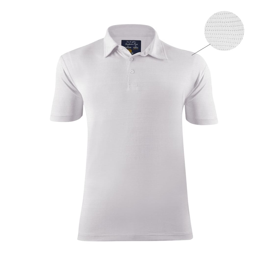 Sandies & Putt - Santhome Men's Golf Polo with UV Protection