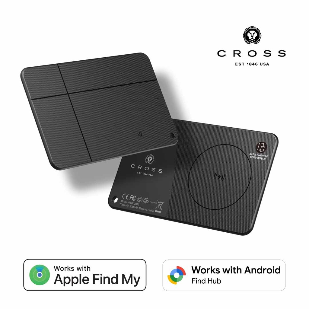 CROSS Dual Card Tag - Black 