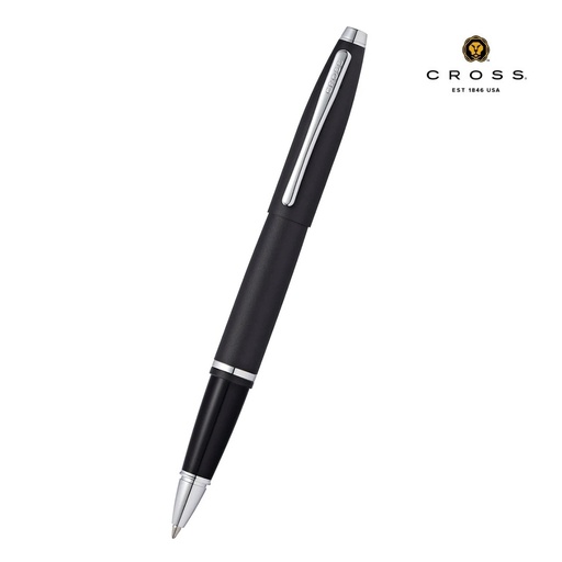 [WICR 5372] Cross Calais™ Matte Black with Polished Chrome Appointments Selectip Rollerball Pen (Blue Ink) 