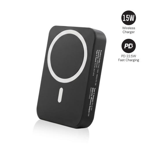 [ITWC 1303] Maglite 10K - 10000 mAh Magnetic Wireless Power Bank - Black  